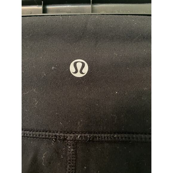 Lululemon Womens Size 6 Black Grey Astro Wunder Under Crop Leggings - Picture 4 of 5